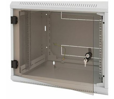 Rozbaleno - Triton Dveře 9U celoskleněné / pro 10" rozvaděč RBA vč. kování / rozbaleno