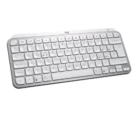 Logitech Wireless MX mini US šedá / Bezdrátová klávesnice / podsvícená / US verze