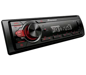 Pioneer MVH-130DABAN (s DAB anténou) / Autorádio / 1DIN / DAB/DAB+ / USB / AUX-IN