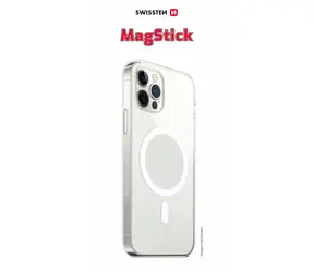 SWISSTEN CLEAR JELLY MagStick Pouzdro pro Apple iPhone 14 transparentní