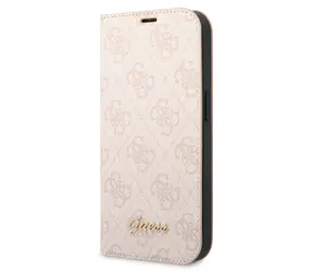 GUESS PC/TPU 4G Metal Camera Outline Book Pouzdro pro Apple iPhone 14 Pro Max růžová