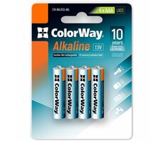 Colorway alkalická baterie AAA 4ks / 1.5V / Blister      