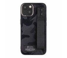 Tactical Camo Troop Drag Strap Kryt pro Apple iPhone 13 černá