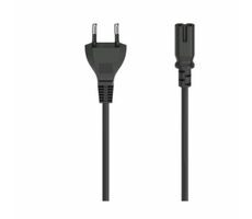 Hama 200732 kabel síťový napájecí euro vidlice černá / 1.5m