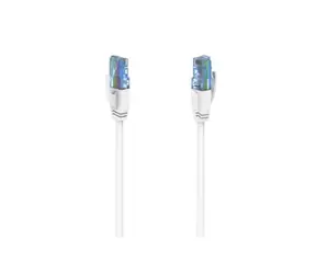 Hama 200674 síťový patch kabel Cat6a U/UTP 1.5 m šedá / 10GB/s 