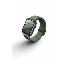 Uniq Aspen Braided řemínek pro Apple Watch 40 & 38mm - CYPRESS GREEN (zelená)