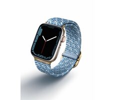 Uniq Aspen Designer Edition Braided řemínek pro Apple Watch 41 & 40 & 38mm - CERULEAN BLUE (modrá)