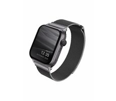 Uniq Dante Mesh Steel řemínek pro Apple Watch 40 & 38mm - GRAPHITE (grafitová)