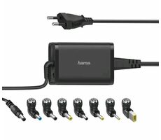 Hama 200002 univerzální napájecí adaptér pro notebook 15-19V 65W / 8 koncovek 