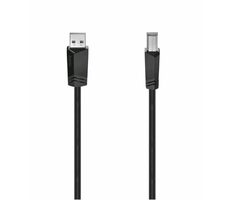Hama 200603 propojovací kabel USB 2.0 A samec na USB-B samec 3m černá