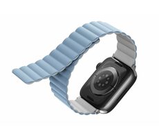 Uniq REVIX Reversible Magnetic řemínek pro Apple Watch 41 & 40 & 38mm - ARCTIC (bílo-modrá)