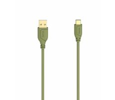 Hama 200637 Flexi-Slim kabel USB-A na USB-C 0.75 m zelená 