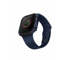Uniq Valencia pouzdro pro Apple Watch 44mm - ATLANTIC (modrá)
