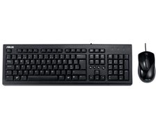 ASUS U2000 černá / Set Klávesnice + Myš / drátová / USB