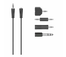 Hama 205122 audio jack propojovací set černá / 5ks