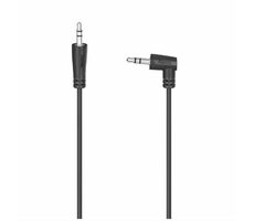Hama 205285 audio kabel jack - jack 90 st. 0.5 m černá 
