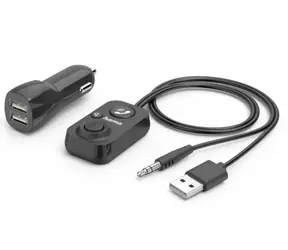 Hama 14167 Bluetooth handsfree sada do vozidla s aux-in černá /  USB napájení