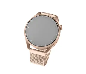FIXED Mesh Strap Síťovaný nerezový řemínek s Quick Release a šířkou 18mm pro smartwatch růžovo-zlatá