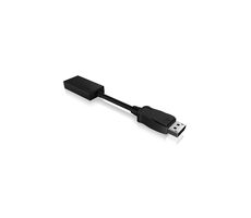 Icy Box IB-AC508a černá / DisplayPort adaptér na HDMI 4K černá 