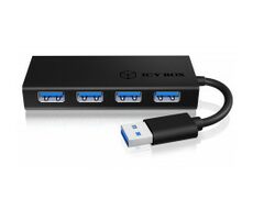 Icy Box IB-AC6104-B černá / USB Hub / 4x USB-A 3.0 