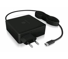 Icy Box IB-PS101-PD černá / USB-A nabíječka / 1x USB-A / + USB-C kabel 1.8m 