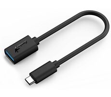 GENIUS ACC-C2AC redukce z USB-C M na USB-A F 21cm černá