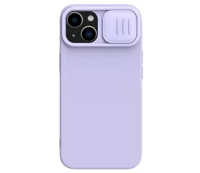 Nillkin CamShield Silky Silikonový Kryt pro Apple iPhone 14 Plus fialová
