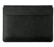 FIXED Kožené pouzdro Oxford pro Apple MacBook Air 13,6" (2022) M2 černá