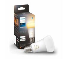 Philips Hue LED žárovka E27 8W bílá / chytrá LED žárovka / 1100 lm / 2200-6500 K / stmívatelná 
