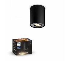 Philips Hue WA Pillar bodové LED svítidlo GU10 1x5W černá / 350lm / 2200-6500K / IP20