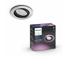 Philips Hue WA Milliskin zápustné LED svítidlo hranaté GU10 1x5W hliník / 350lm / 2200-6500K / IP20 