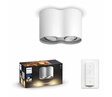 Philips Hue WA Pillar bodové LED svítidlo GU10 2x5W bílá / 350lm / 2200-6500K / IP20 / ovladač