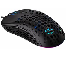 Endorfy LIX černá / optická / drátová / herní / 8000 dpi / PMW3325 / 6 tlačítek / RGB / Kailh GM4.0 / USB / 1.8m