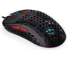 Endorfy LIX Plus černá / optická / drátová / herní / 19000 dpi / PAW3370 / 6 tlačítek / RGB / Kailh GM8.0 / USB / 1.8m