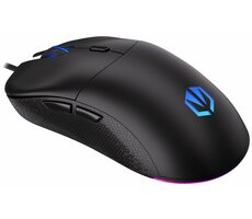 Endorfy GEM Plus černá / optická / drátová / herní / 19000 dpi / PAW3370 / 6 tlačítek / RGB / Kailh GM8.0 / USB / 1.8m