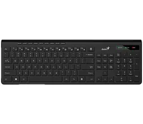 GENIUS Slimstar 7230 černá / Bezdrátová klávesnice / 2.4GHz / CZ+SK layout
