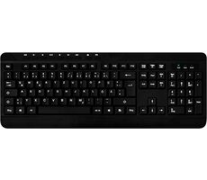 MediaRange MROS102 černá / kancelářská klávesnice / USB / DE layout / 1.5 m