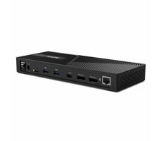 PORT CONNECT Univerzální dokovací stanice černá / 1x HDMI / 2x DisplayPort / 1x RJ-45 / 5x USB-A 3.1 / 1x USB-C 3.1 / 3.