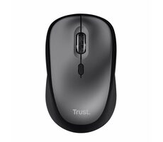 Trust YVI+ wireless mouse eco černá / bezdrátová optická myš / 1600 DPI / 4 tlačítka 