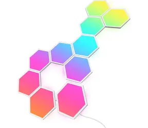 Govee Glide Hexa bílá 10 ks / dekorativní LED osvětlení / Wi-Fi / RGBIC