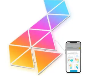 Govee Glide Triangle bílá 10 ks / dekorativní LED osvětlení / Wi-Fi / RGBIC