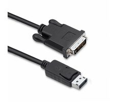 Qoltec 50364 DisplayPort - DVI 1.8 m kabel černá / DisplayPort v1.1