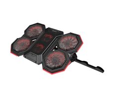 Marvo FN-41 černá / chladicí podložka pod notebook / 6 ventilátorů