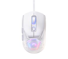Marvo  FIT LITE G1 bílá / Optická myš / USB-A / 12000 DPI / RGB / 7 tlačítek 
