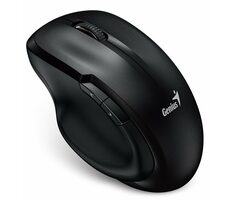 Genius Ergo 8200S černá / 1200 dpi / Blue-Eye senzor / bezdrátová / tichá / 5 tlačítek