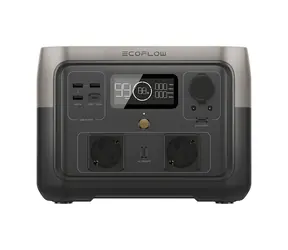 EcoFlow RIVER 2 MAX černá / Nabíjecí stanice / 512Wh / 1000 W / LCD displej
