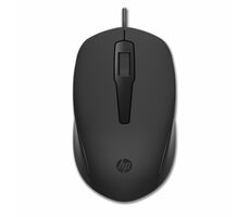 HP 150 černá / drátová  myš / optická / 1600 dpi / USB