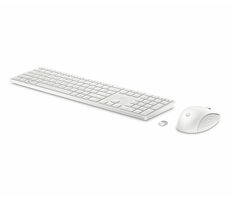 HP 650 Set bílá / bezdrátová klávesnice a myš / USB / CZ+SK