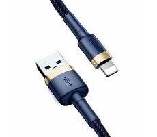 Baseus CALKLF-BV3 kabel USB-A na Lightning 1m černo-modrá / 2.4A 