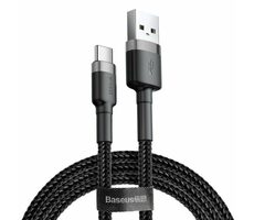 Baseus CATKLF-UG1 kabel USB-A na USB-C 3m černo-šedá / 2A 